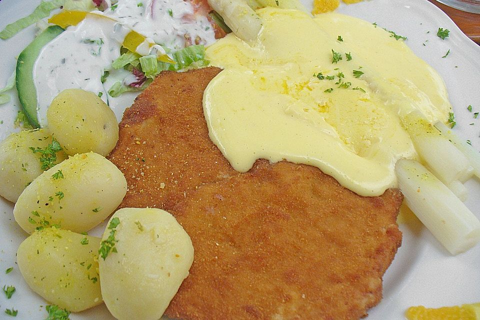 Wiener Schnitzel mit Spargel