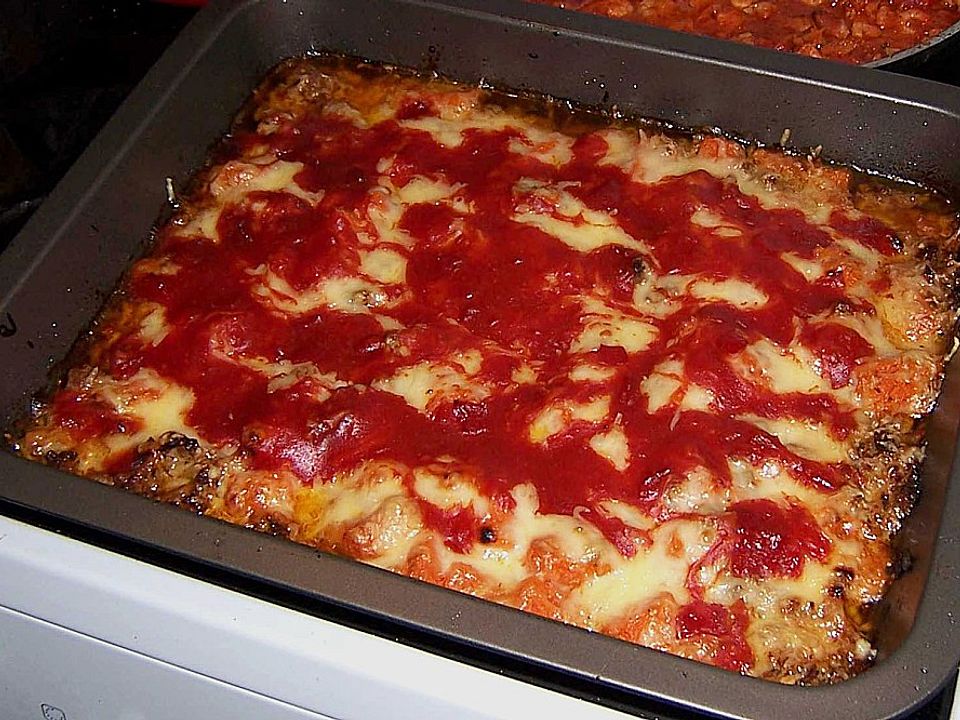 Hack-Auflauf mit pikant würziger Sauce von AnjaInge| Chefkoch