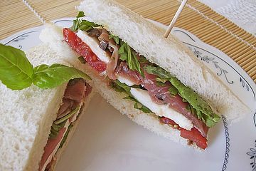 Rucola - Parmaschinken - Sandwich