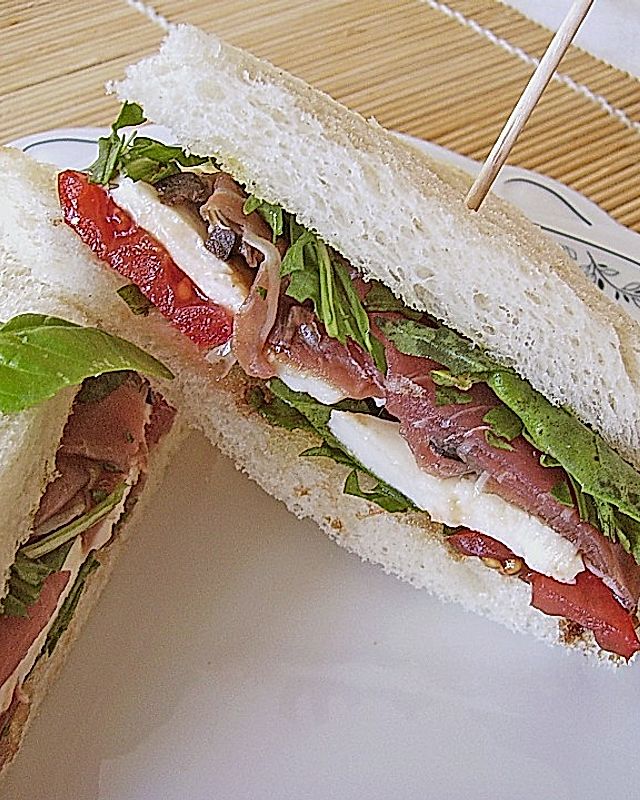 Rucola - Parmaschinken - Sandwich