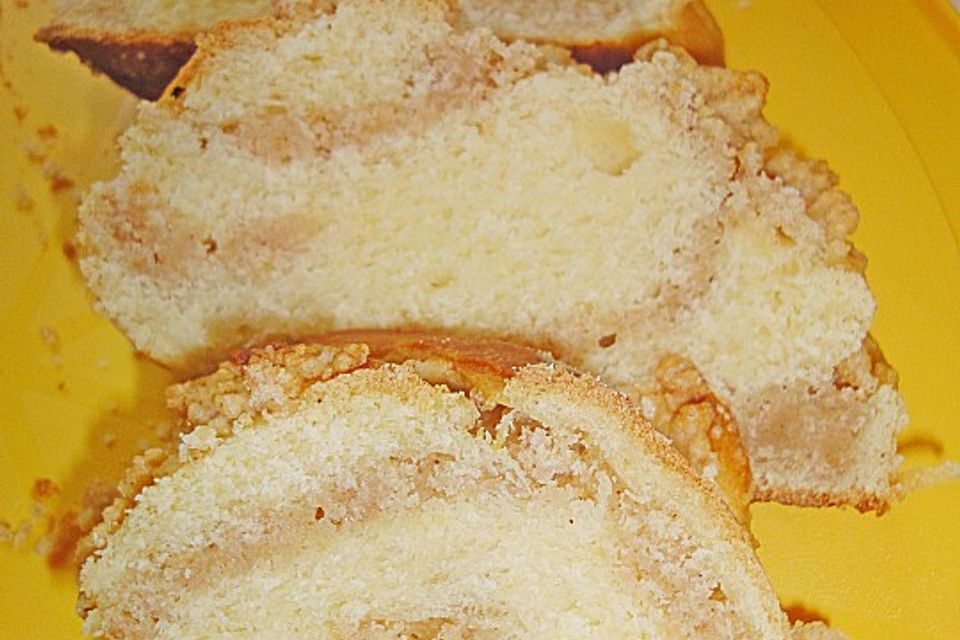 Jockels aufgerollter Streuselkuchen