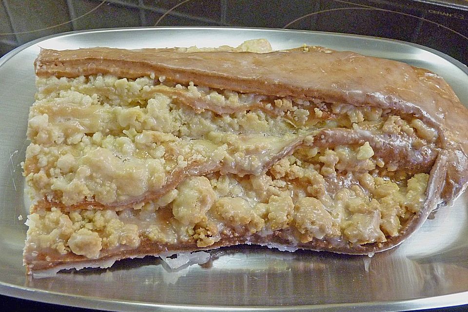 Jockels aufgerollter Streuselkuchen