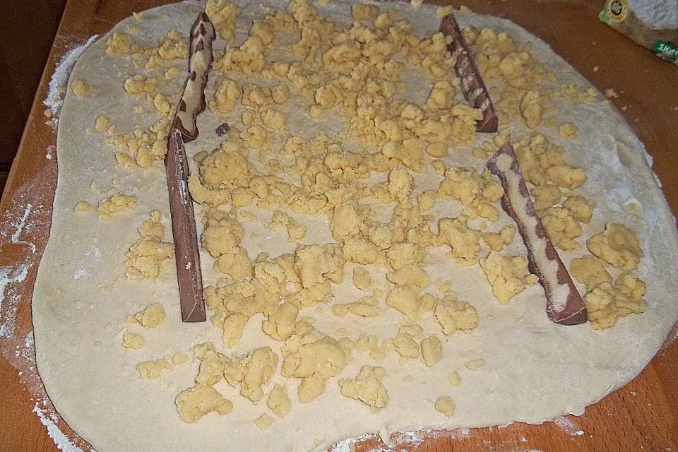 Jockels aufgerollter Streuselkuchen