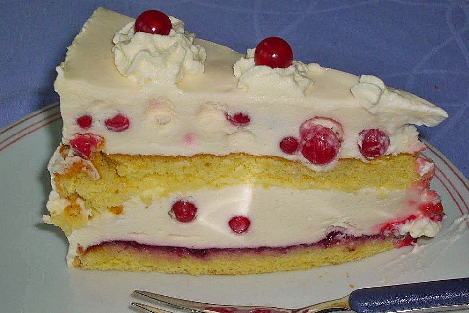 Johannisbeer-Sahnetorte