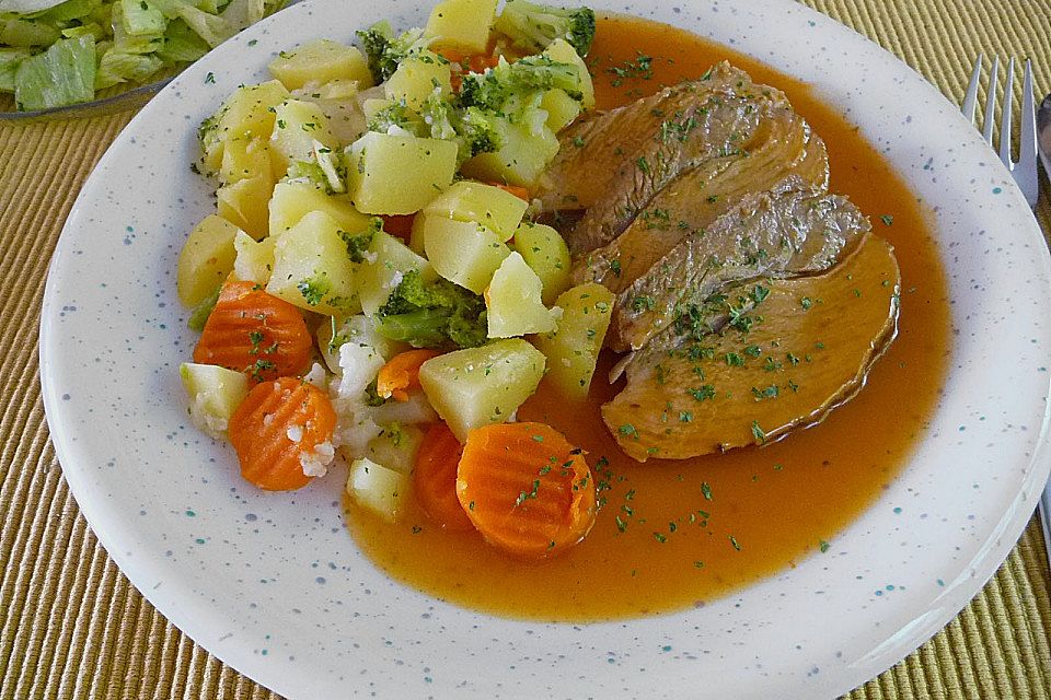 Illes schlanker, einfacher Schweinebraten