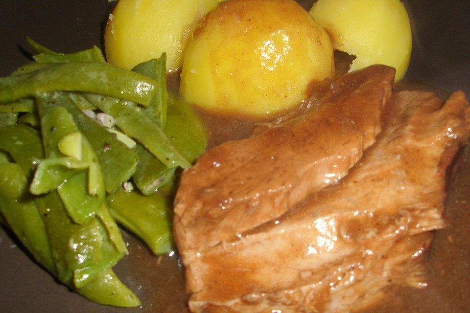 Illes schlanker, einfacher Schweinebraten