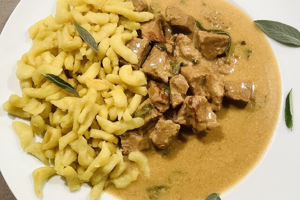 Kalbsragout mit Salbei