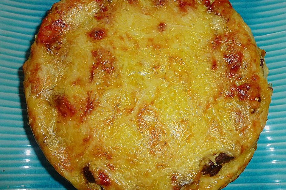 Paprika - Champignon - Quiche