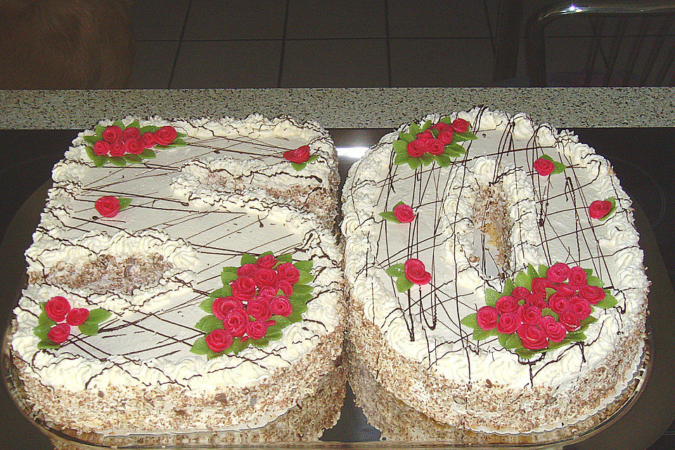 Quark - Sahne - Torte