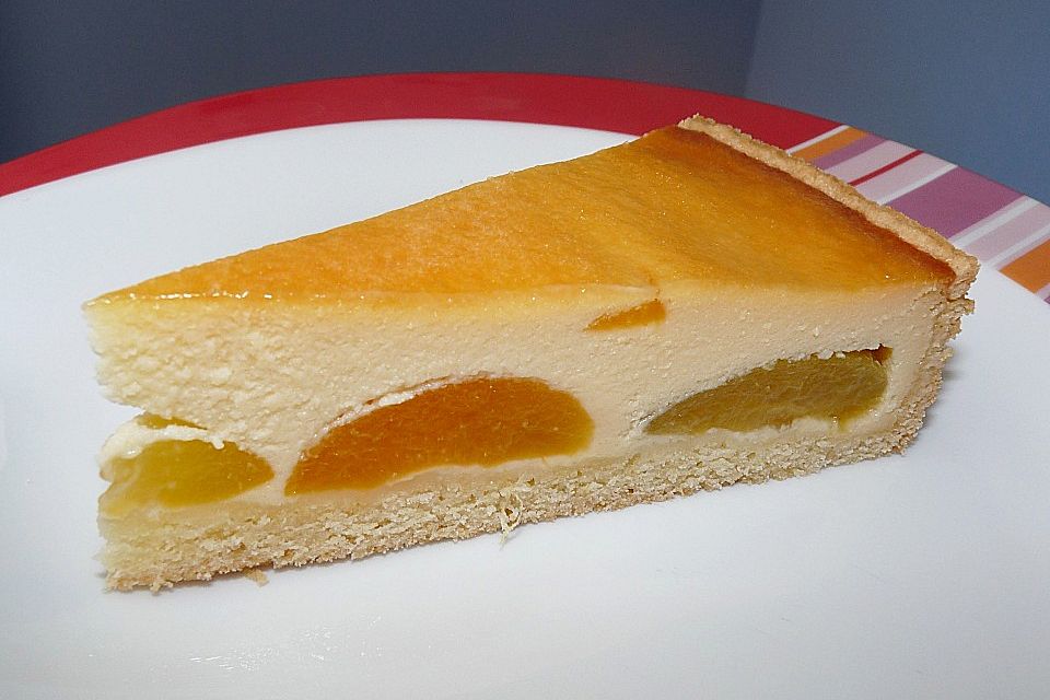 Marillenkuchen mit Marzipanguss