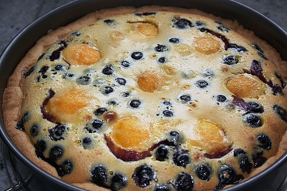 Marillenkuchen mit Marzipanguss