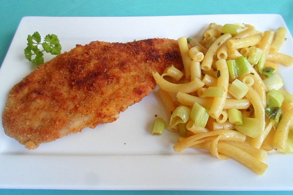 Gabelspaghetti mit Schnitzel - Geschnetzeltem