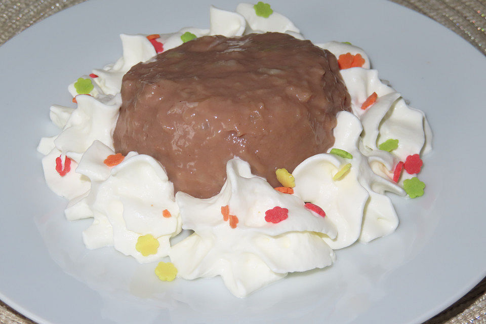 Bananen - Nougat - Pudding