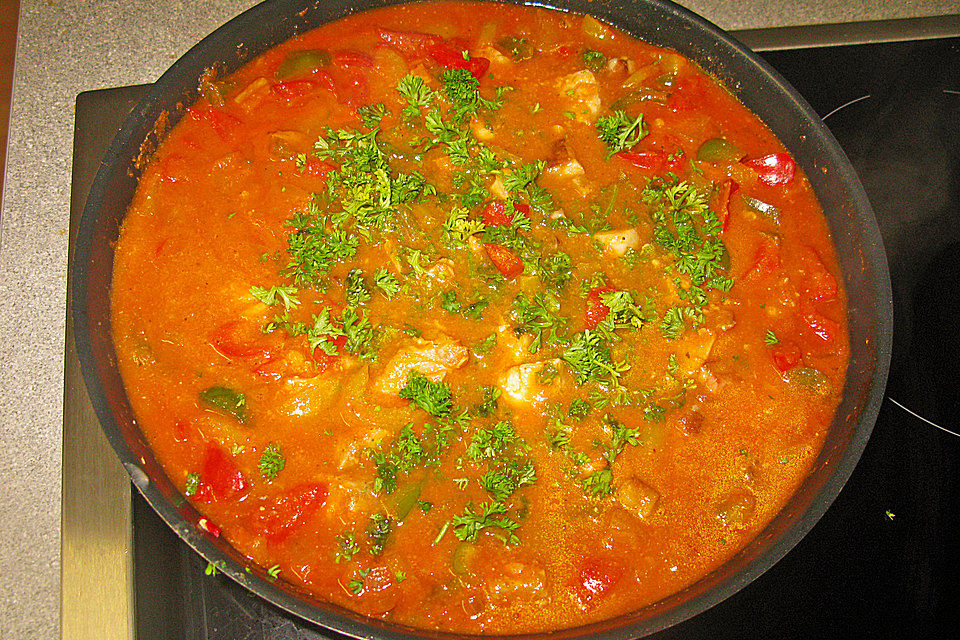 Paprika - Fisch - Pfanne