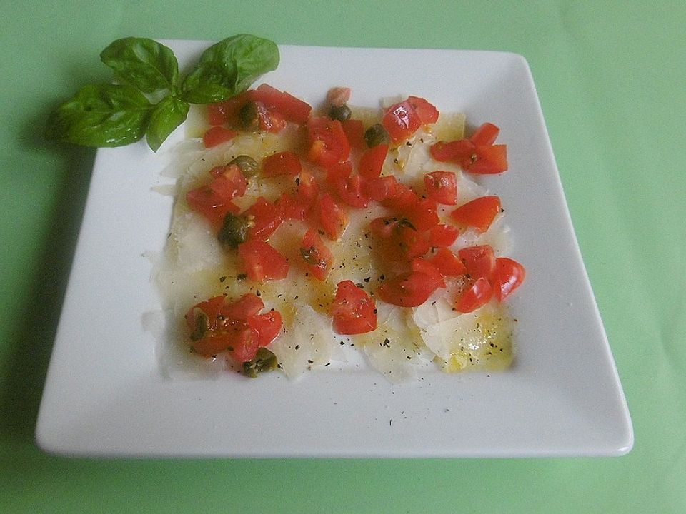 Tomaten-Käse-Carpaccio von Sonja| Chefkoch