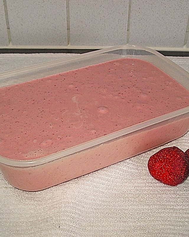 Erdbeer - Eiscreme