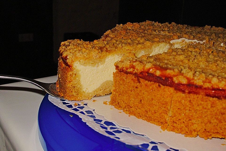 Käse - Streusel - Kuchen