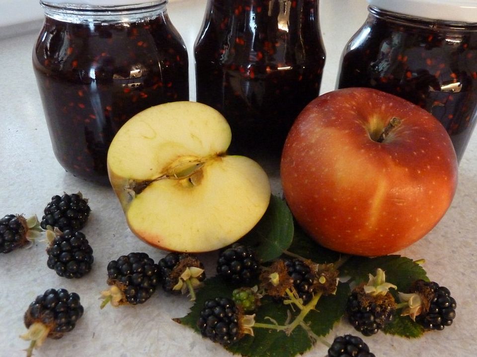 Apfel - Brombeer - Marmelade von EinsZweiDrei | Chefkoch