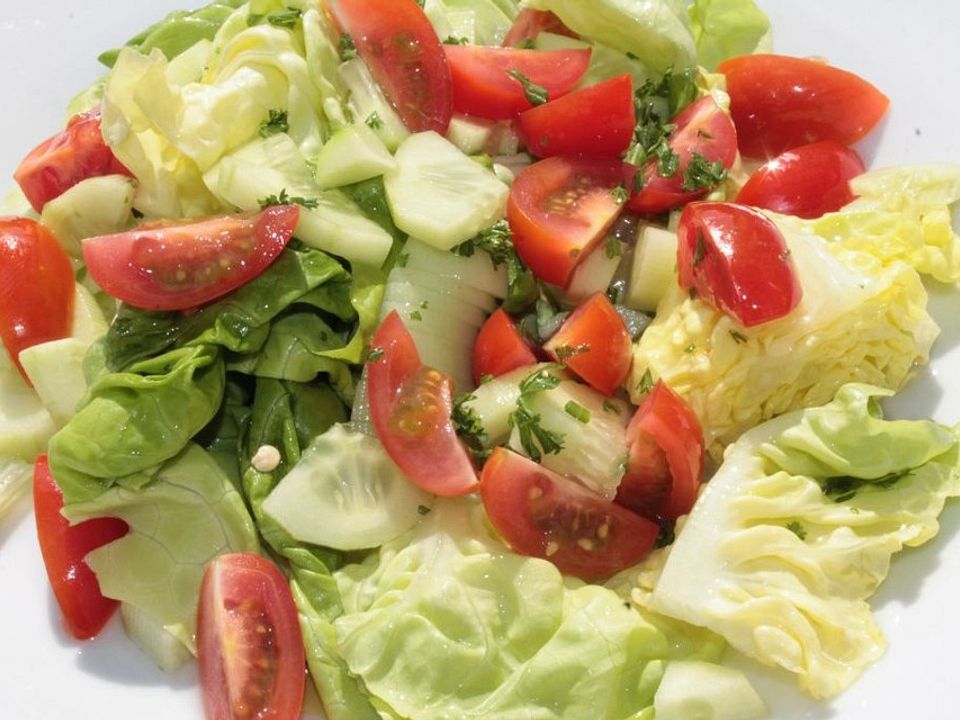Pikanter Tomaten - Gurken - Salat von McMoe| Chefkoch