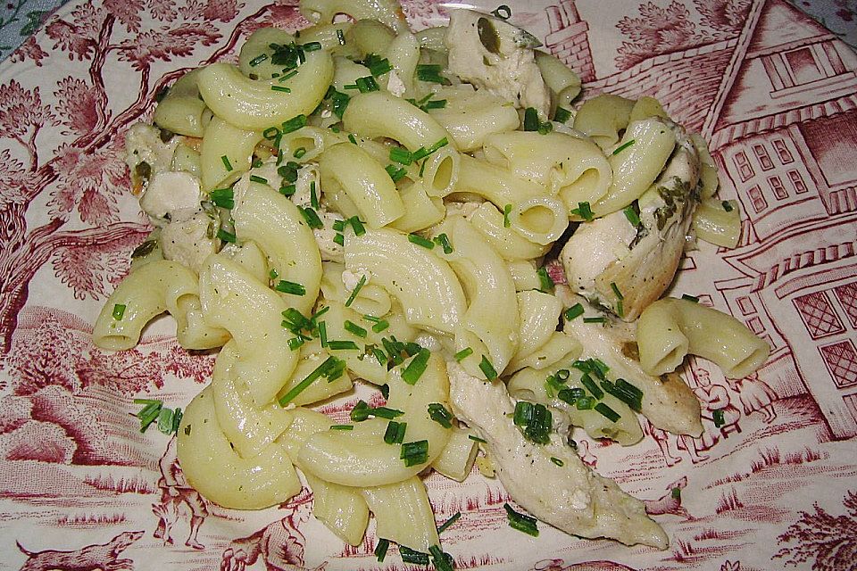 Ingwer - Knoblauch - Nudeln mit Hühnerfleisch