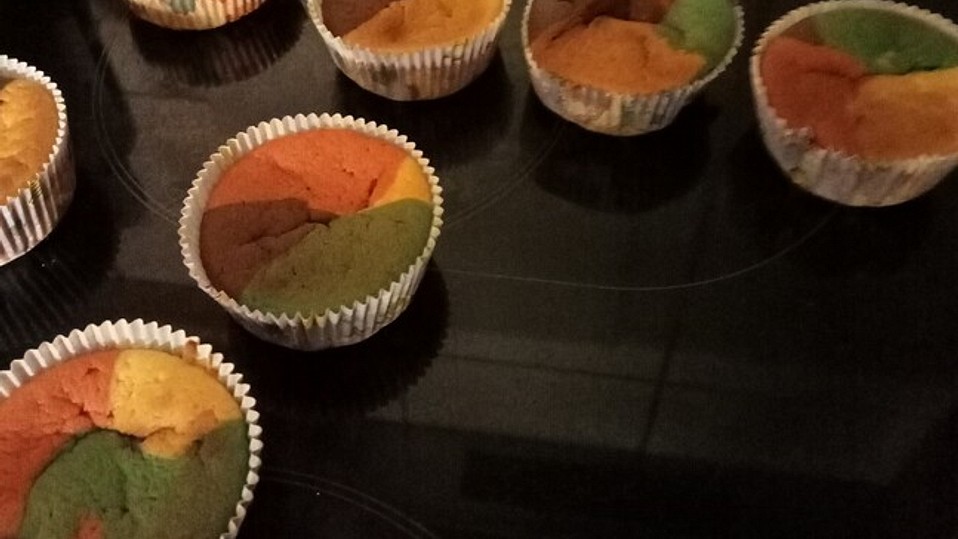 Papageien-Muffins von startessa Papageien-Muffins von startessa