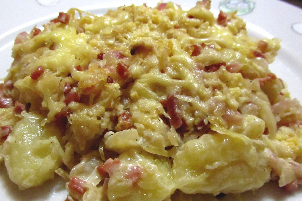 Sauerkraut überbacken