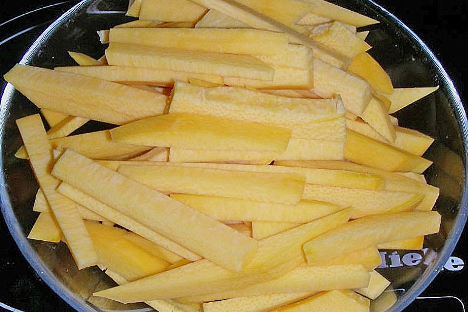 Kürbis frites