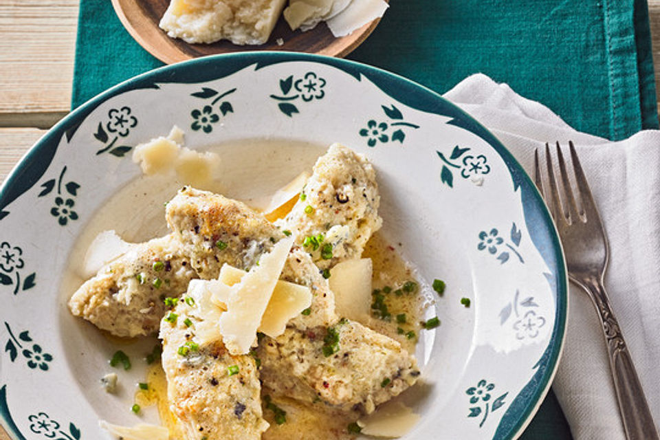 Südtiroler Käsenocken mit Gorgonzola