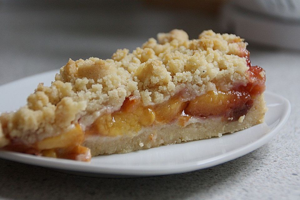 Burgis Nektarinen-Streuselkuchen