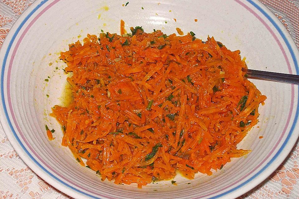 Möhrensalat auf marokkanische Art
