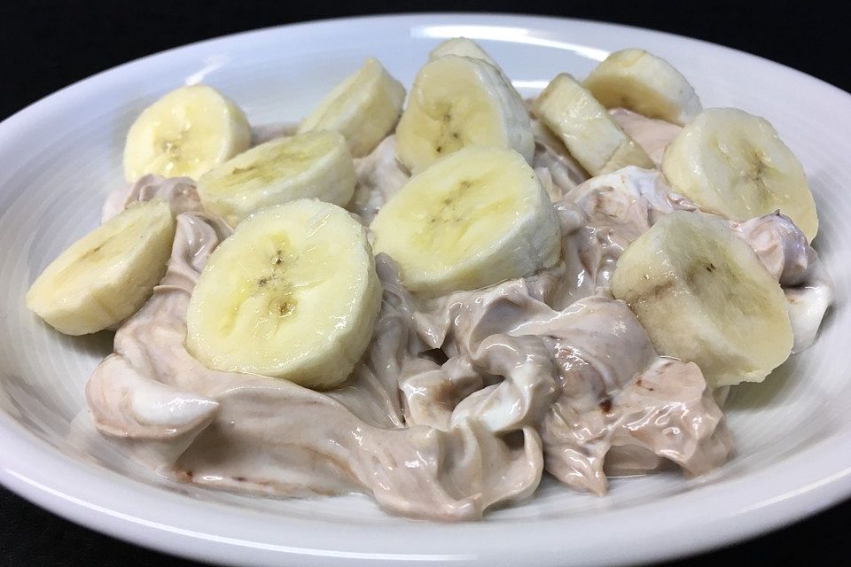 Nutella - Quark mit Bananen Nutella - Quark mit Bananen