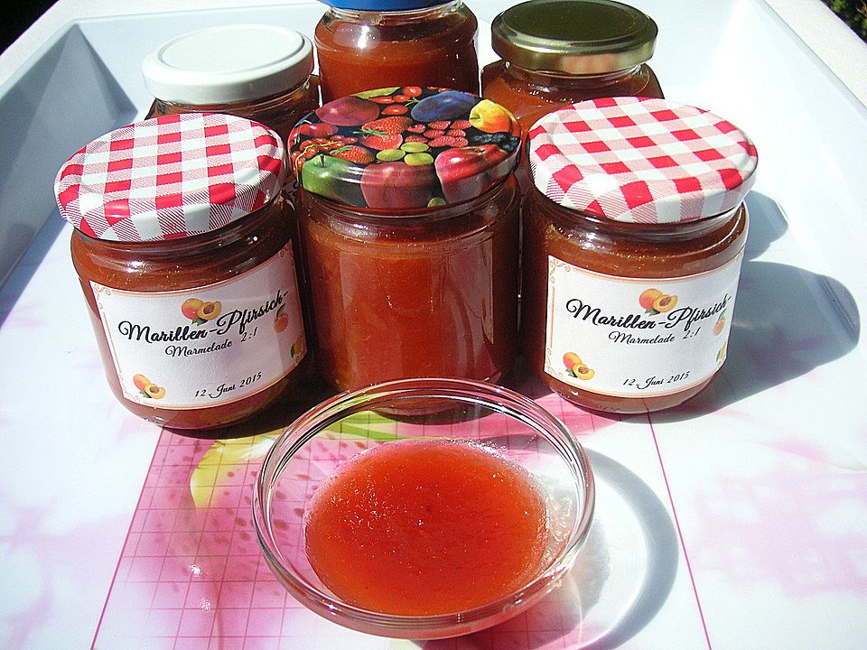 Pfirsich - Aprikosen - Marmelade von javanne321 | Chefkoch