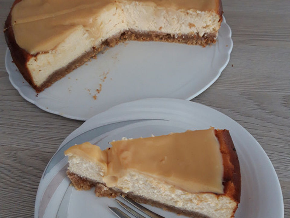 Dulce de leche Cheesecake von pinktroublebee | Chefkoch