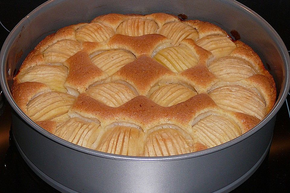 Versunkener Apfelkuchen