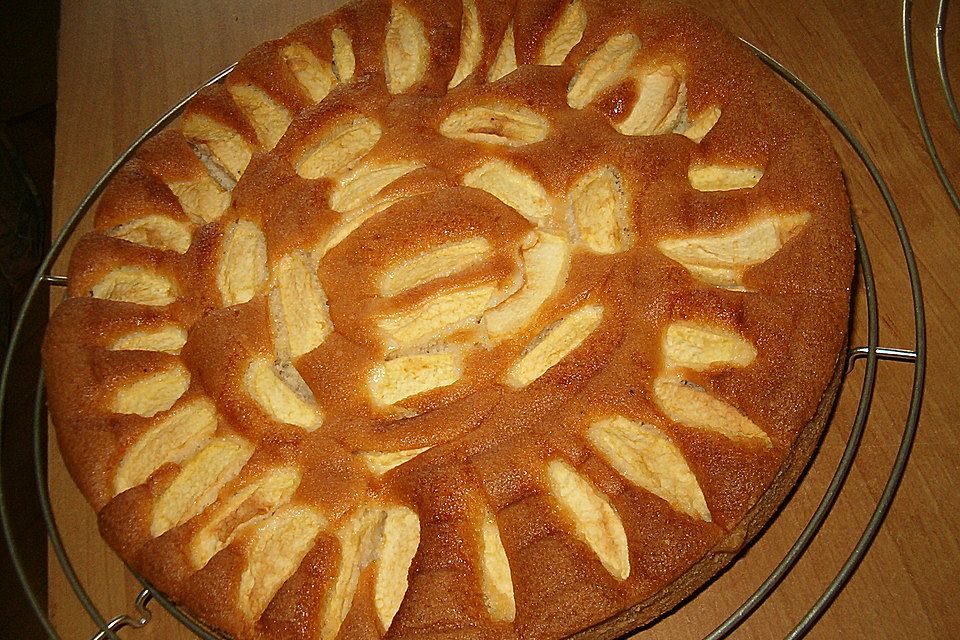 Versunkener Apfelkuchen