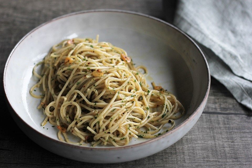 Spaghetti mit verschwundenen Muscheln