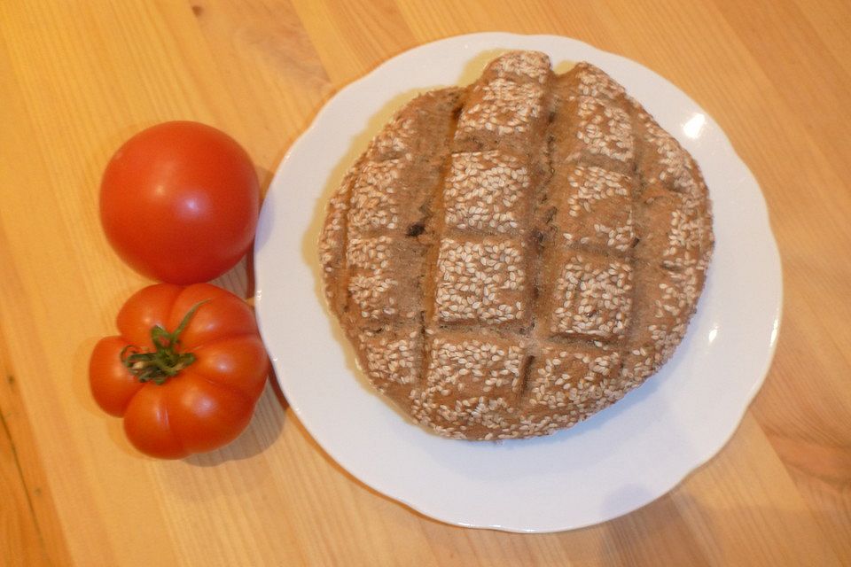 Waltrauds Roggenmischbrot mit Sauerteig