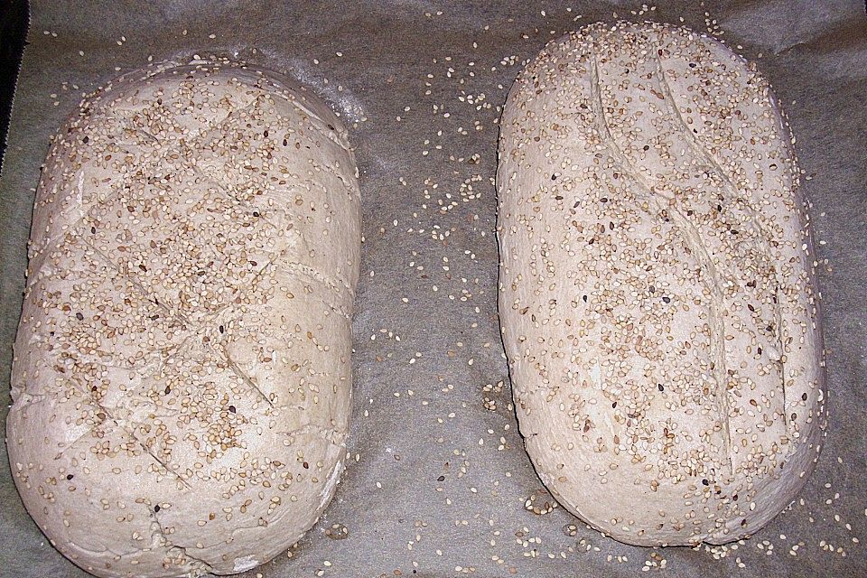 Waltrauds Roggenmischbrot mit Sauerteig