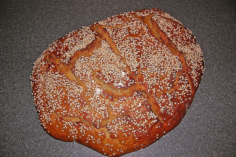 Waltrauds Roggenmischbrot mit Sauerteig