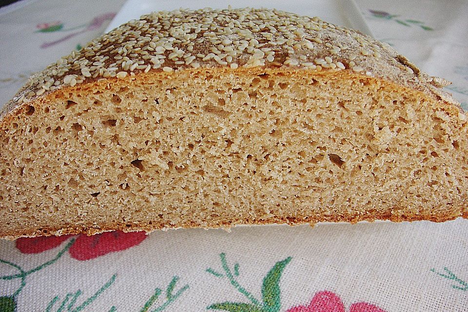 Waltrauds Roggenmischbrot mit Sauerteig