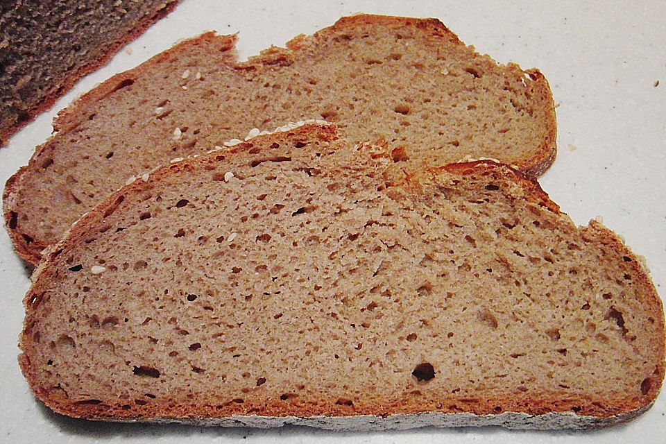 Waltrauds Roggenmischbrot mit Sauerteig