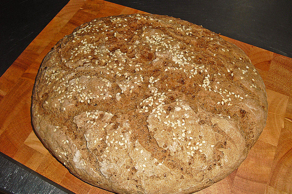 Waltrauds Roggenmischbrot mit Sauerteig