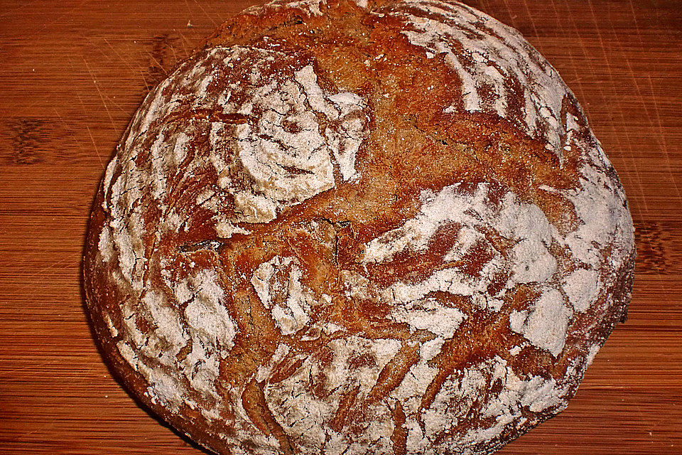 Waltrauds Roggenmischbrot mit Sauerteig