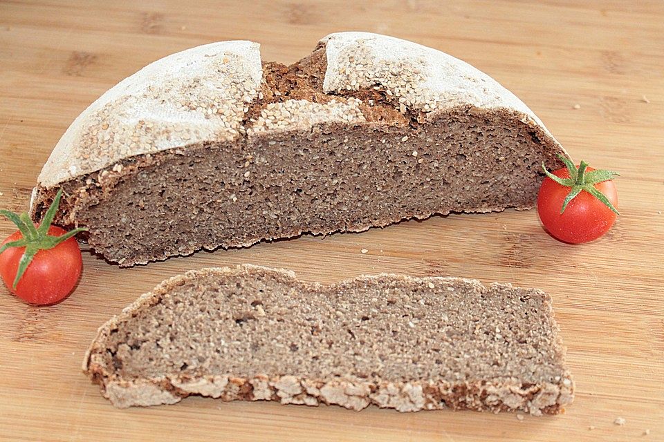 Waltrauds Roggenmischbrot mit Sauerteig