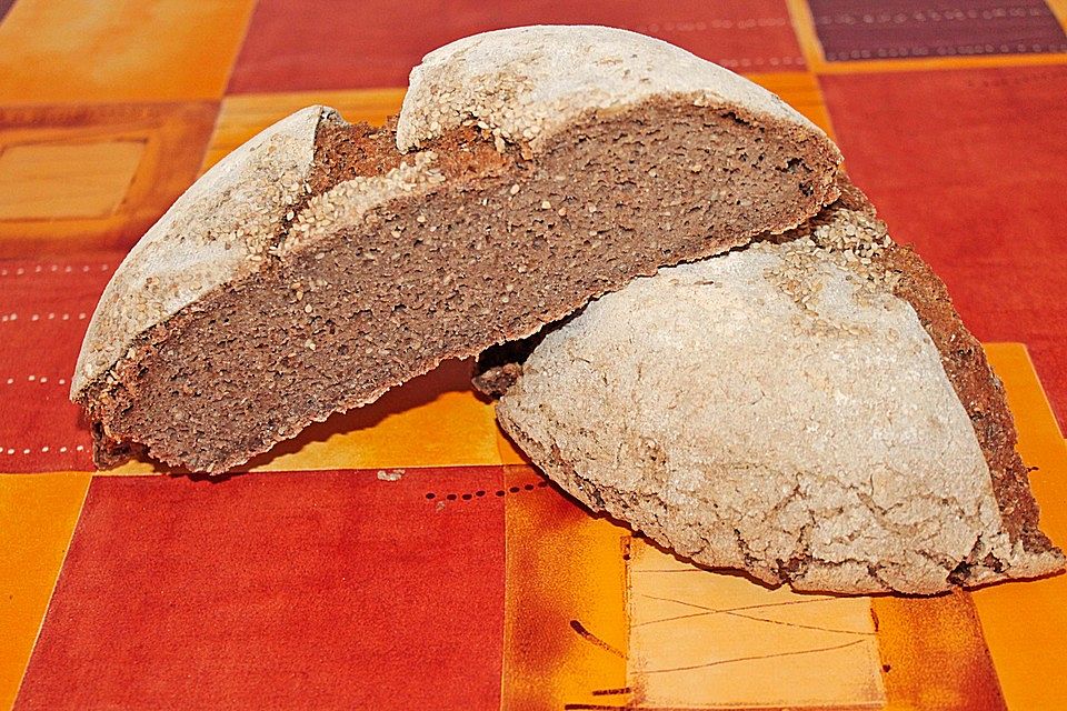 Waltrauds Roggenmischbrot mit Sauerteig