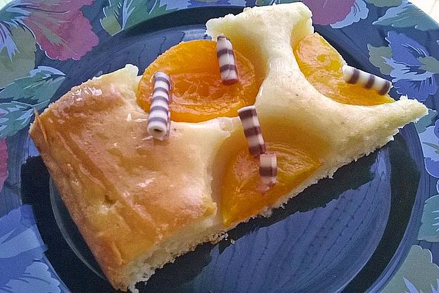 Joghurt - Aprikosen - Kuchen vom Blech von hinki1| Chefkoch