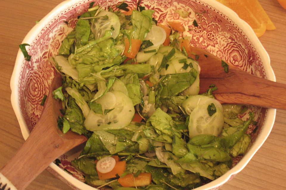 Eier mit Kräutervinaigrette