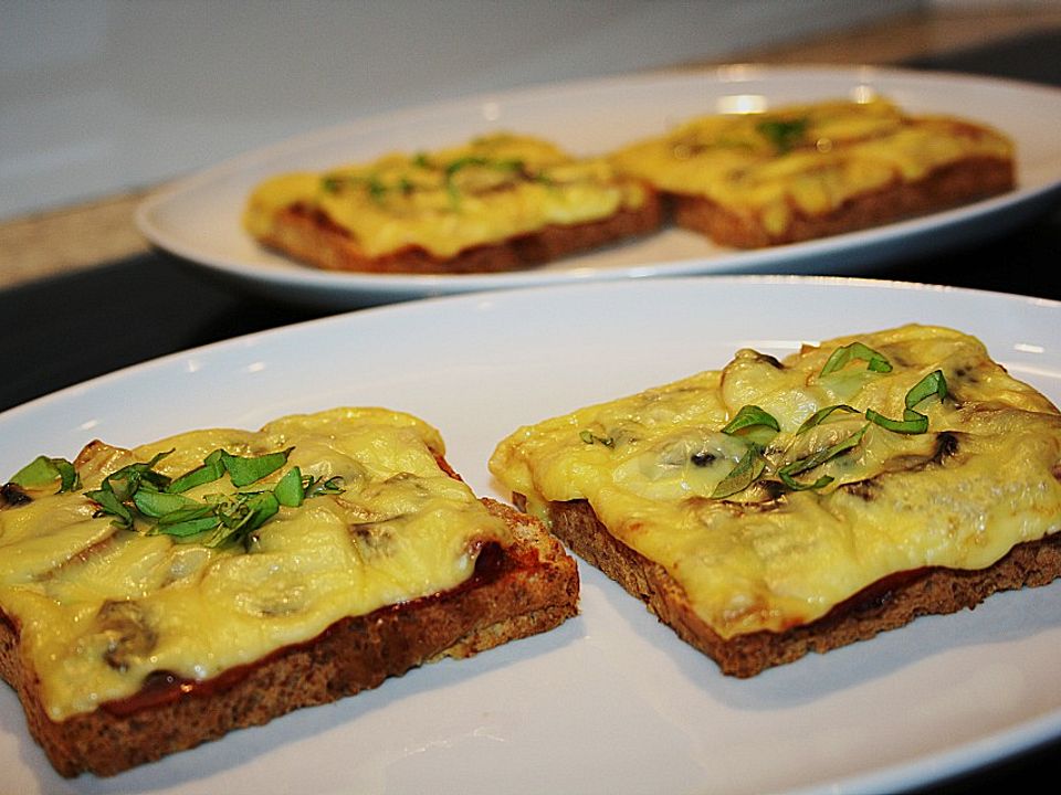 Schinken - Champignon - Käse -Toast| Chefkoch