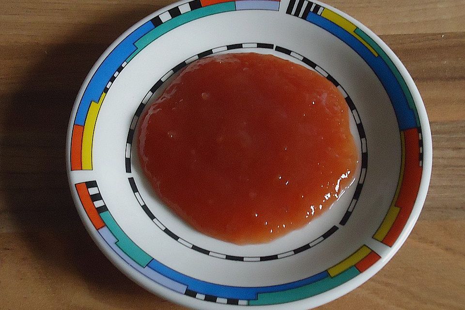 Nektarinen - Marmelade mit Zitrone