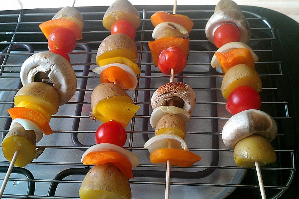 Kartoffel - Spieße für den Grill